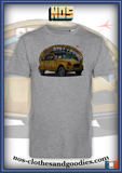 tee-shirt unisex Citroën 2cv Paris jaune