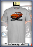 tee shirt unisex  BMW 1602 orange