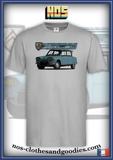 tee shirt unisex citroën Ami 6 bleue 1963