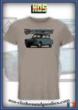 tee shirt unisex citroën Ami 6 bleue 1963
