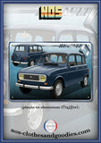 lot 2 plaques A4 Renault Super 5 Gt turbo et 4L