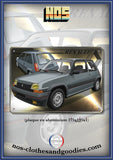 lot 2 plaques A4 Renault Super 5 Gt turbo et 4L
