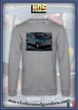 classic austin mini blue sweatshirt UK