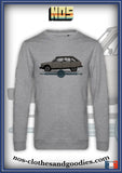 sweat classique Citroën Ami 8 beige profil 1974
