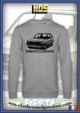 sweat classique Ford Fiesta blanche 1980