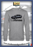sweat classique Honda CRX MK2 gris clair