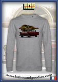 classic sweatshirt Opel olympia Rekord P1 red