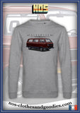 sweat classique VW combi T3 rouge