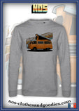 classic sweatshirt VW combi T2 orange