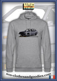 sweat capuche unisex HONDA Accord grise 1976