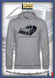sweat capuche unisex HONDA Prélude MK1 grise