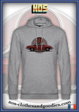 sweat capuche unisex Panhard 24 CT rouge