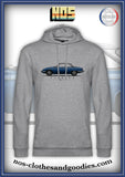 sweat capuche unisex Panhard 24 BT bleu /blanc
