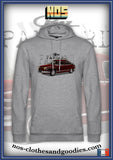 sweat capuche unisex Panhard PL17 1961 rouge