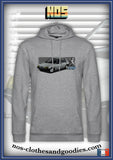 sweat capuche unisex Peugeot 205 junior blanche
