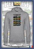 sweat capuche unisex Peugeot 404 multicolor