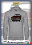 Sweat shirt capuche unisex Plymouth fury sport 1960 "face"