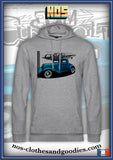 Sweat shirt capuche unisex Plymouth PB coupé 1932 "custom culture"