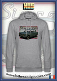 sweat capuche unisex Simca 1000 verte claire 1963
