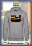 Sweat capuche unisex VW caddy orange'80
