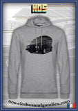 Sweat capuche unisex VW Golf 2 cabriolet noire