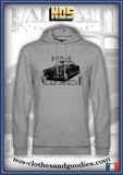 Sweat capuche unisex VW Karmann Ghia grise