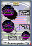 Badge/magnet/porte clé decapsuleur  VW Caddy Night Sun