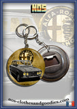 Badge / Magnet / porte clé décapsuleur Alfa roméo Giulia1963