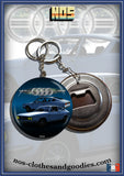 Badge / magnet / porte clé décapsuleur AUdi 100 coupé S 1971