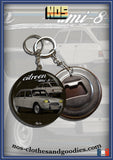 Badge/magnet/porte clé décapsuleur Citroën Ami 8 beige av/ar 1974