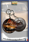 Badge/magnet/bottle opener key ring Citroën DS 