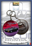 Badge / magnet / porte clé décapsuleur HONDA prélude mk3 noire