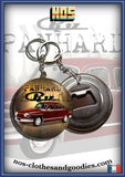 Badge /Magnet/ porte clé décapsuleur  Panhard PL 17 Rouge 1961