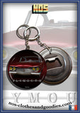 Badge / magnet/ porte clé décapsuleur  Plymouth Fury sport 1960 "face"
