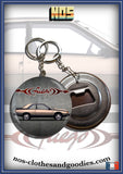 Badge /Magnet / porte clé décapsuleur Renault Fuego bronze
