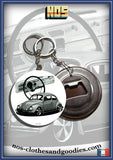 Badge / magnet / bottle opener key ring VW beetle dashboard