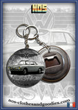 Badge /magnet / porte clé décapsuleur VW Karmann type 34 gris