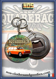 Badge / Magnet / bottle opener key ring VW Squareback type 3 sunchine 