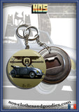 badge / magnet / porte clé décapsuleur VW cox cabriolet grise