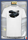 tee shirt BMW E9 3.0CSI 2800 noire avant