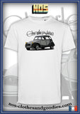 citroën 2cv charleston gray chevron unisex t-shirt