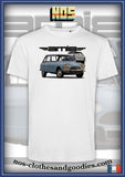 tee shirt unisex citroën Ami 8 bleue 1970