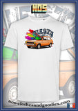 tee shirt unisex Ford Fiesta 1978 orange