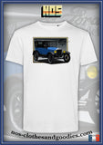 tee shirt unisex Ford T Touring bleue