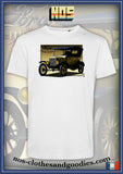 tee shirt unisex Ford T Touring jaune