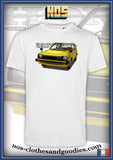 tee shirt unisex Honda Civic MK2 1300 jaune
