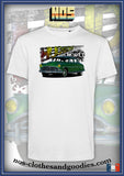 tee shirt unisex Hudson Hornet verte 1951