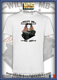 tee shirt unisex Jeep Willys MB 41/44 drapeaux usa