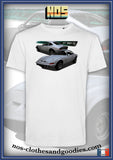 unisex t-shirt Opel GT 1900 white front/rear