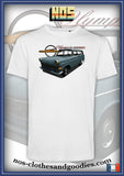 tee shirt unisex Opel Olympia P2 caravan 1962